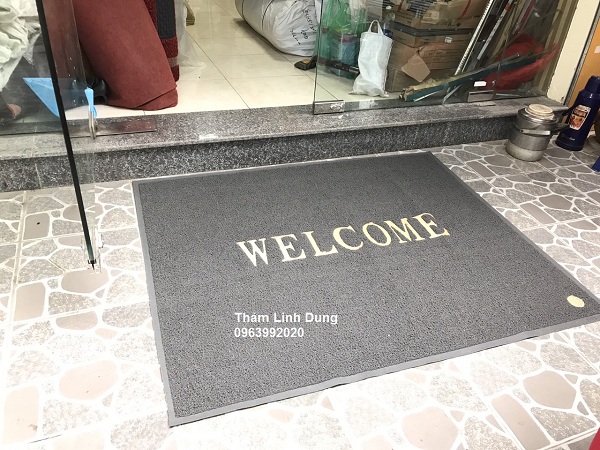 Thảm nhựa chùi chân welcome Thảm nhựa chùi chân welcome